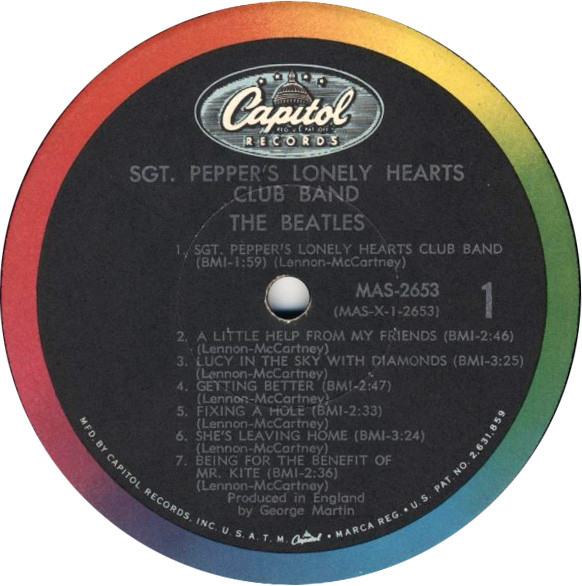 Beatles,The – Sgt. Pepper's Lonely Hearts Club Band(LP usado